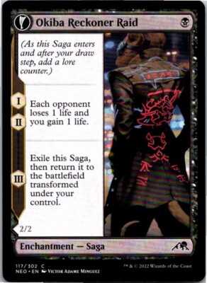 Magic the Gathering Okiba Reckoner Raid Kamigawa: Neon Dynasty x1 MTG