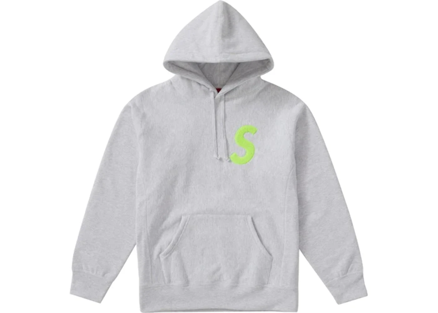 Sweat shirt à capuche logo Supreme S « gris cendres » (FW19)