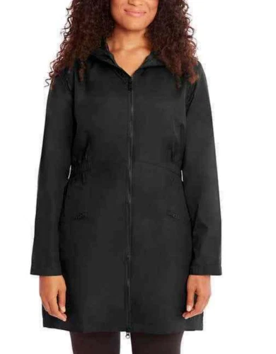 New with TAG! Kirkland Signature Ladies' Hooded Lightweight Jacket, MINT/BLACK, - Image 3 of 4