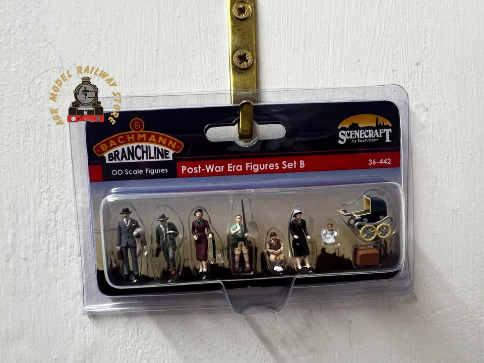 00 GAUGE ACCESSORIES, BACHMANN FIGURES &AMP; ACCESSORIES Bachmann 36-442 Scenecraft Post-War Era Figures Set B