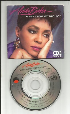 ANITA BAKER Giving You best / Good Enough LIMITED 1988 MINI 3 INCH CD single CD3