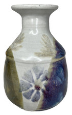 Studio Pottery Signed Vase Pitcher Handmade Artist MCM Boho