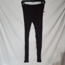 New - Junior's Large - TAKE OUT Dark Brown Footless Patterned Tights