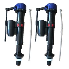 Toilet Fill Valve for Eago Toilets & European Toilets by NuFlush (2 Pack)