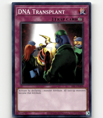 yugioh dna cards Yu-Gi-Oh! - Transplant (IOC-108) - Invasion of Chaos - 1st Edition Description coming soon... Yugioh - DNA Transplant -
