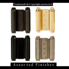 Cafe Door 5" SPRING HINGE Double Acting Heavy Duty Saloon Swinging Western Bar 