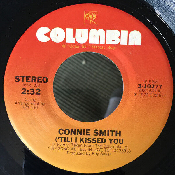 Connie Smith - 'Til I Kissed You - Used Vinyl Record 7 - I8100z