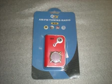 New QFX AM/FM R-23 Tuning Radio With Speaker/Hand Strap