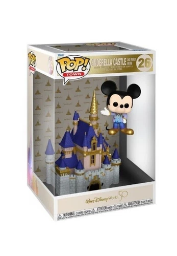 Funko Pop! Town: Walt Disney World 50th - Cinderella Castle /w Mickey Mouse #26