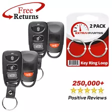 2 Remote Shell Case Pad Replacement No Electronics For Hyundai 3b (OSLOKA-310T)