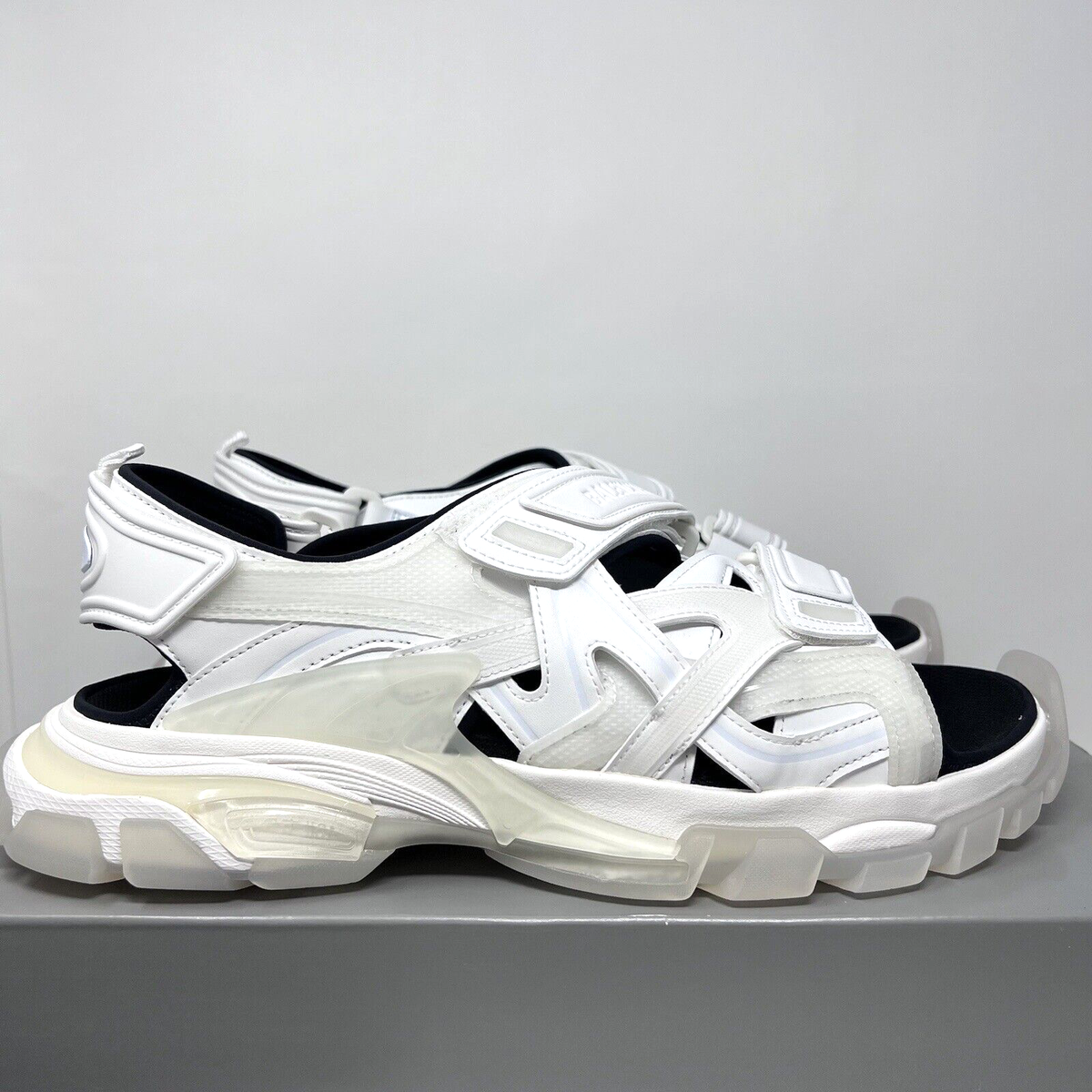 Balenciaga Track Men's Sandals Size 47 EU / 14 US White Balenciaga Track Men's Sandals Size 47 EU / 14 US White