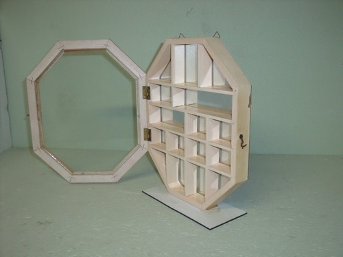Sammlervitrine Glas / Holz - Bild 4 von 10