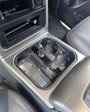 03-06 Chevy SILVERADO SIERRA 3 pc Billet cupholder insert set