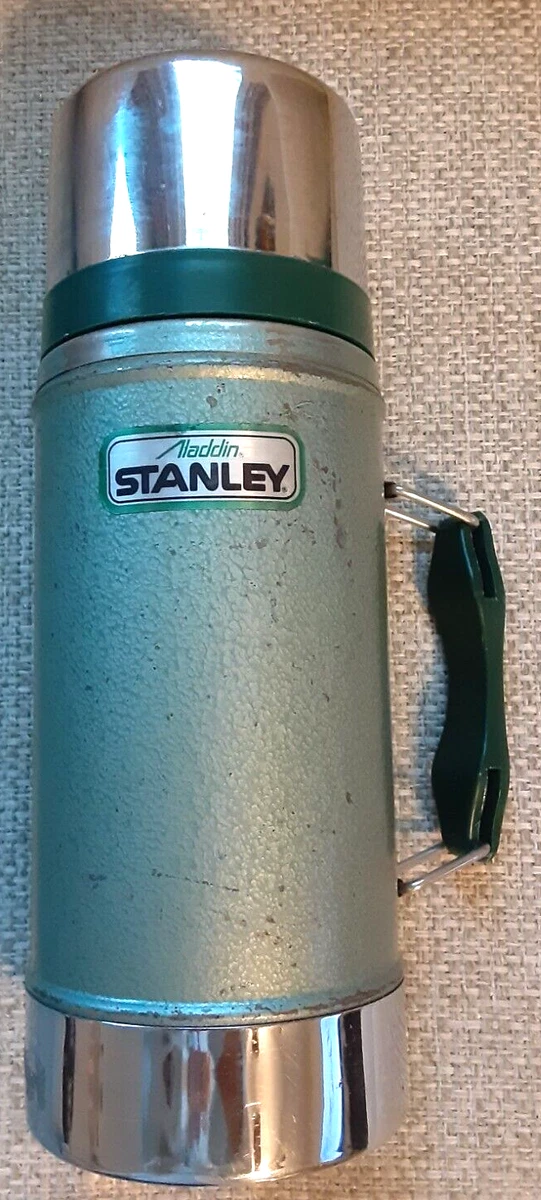 Classic Green Stanley Stainless Aladdin Steel Thermos Mug 24 oz. Vintage  Coffee