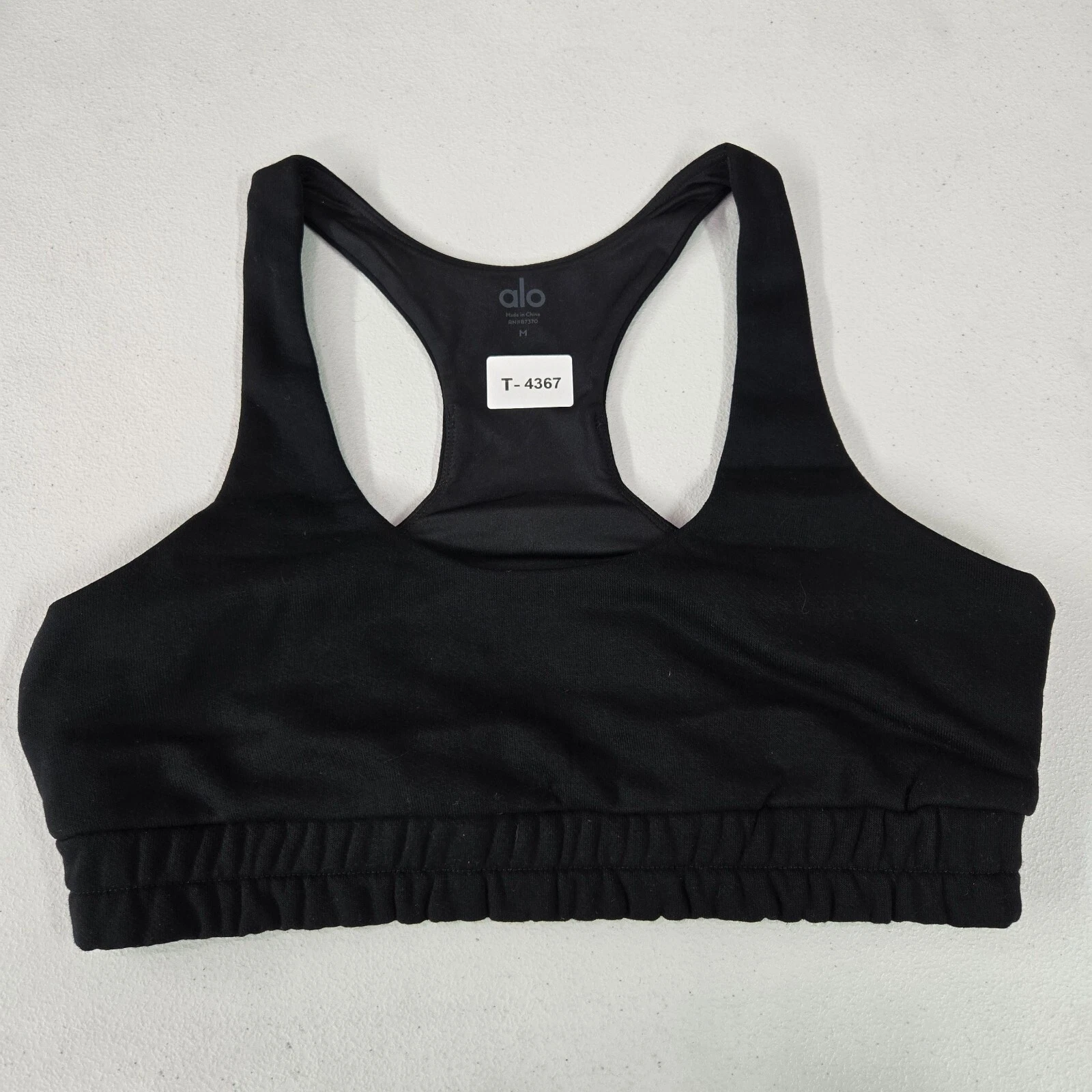 alo-yoga pullover racerback elastic band tank-bra