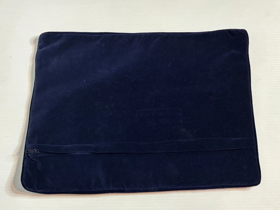 NEW Wool Needlepoint Pillow Cover Christmas Antique Toys Gifts Presents 16 x 12 - Image 3 of 3