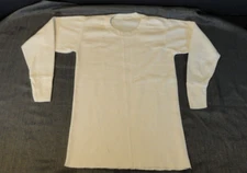 USGI LONG JOHNS TAN SAND MILITARY BASE LAYER THERMAL WARM LS SHIRT EXTRA SMALL