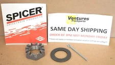 OUTER AXLE CASTLE NUT WASHER AND PIN DODGE RAM 1500 DANA 44 94-01 SPICER