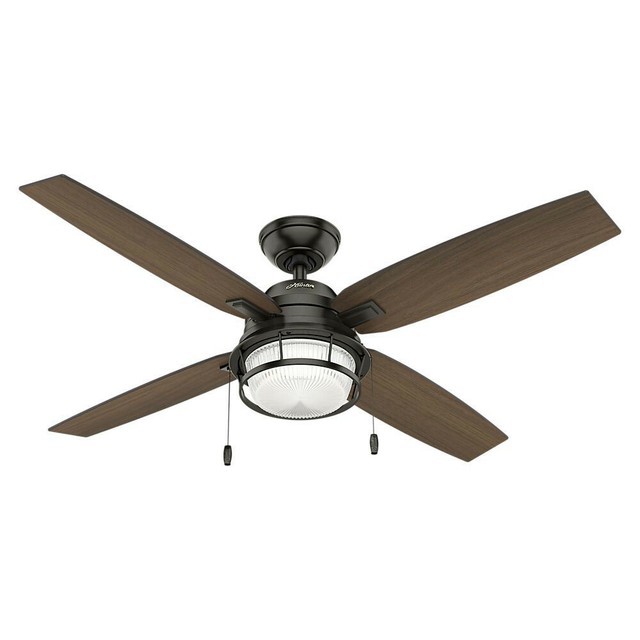 Hunter 52 Ocala Led Indoor Outdoor Nobel Bronze Ceiling Fan With