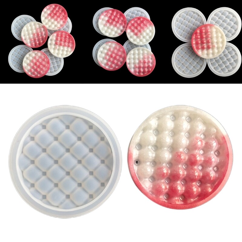Resin Mug Cover Molds,Circle Mold for Epoxy Resin,Silicone Cup Lid Mold