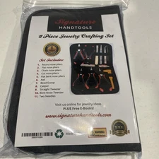 11-pcs Jewelry Making Beading Wiring Tools Set/Kit Pliers by Signature Handtools