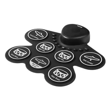 7-Pad eDrum Set with Wired Audio Input & Recording Functionality