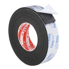 16Feet Sealing Foam Tape 40mm Wide 3mm Thick Adhesive Strip Black