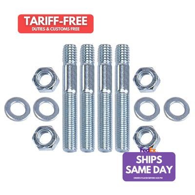 Trans-Dapt 2106, Set of 4 Zinc Steel Carburetor Studs Performance Racing Parts - Picture 1 of 9