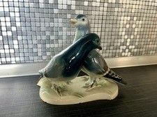 Cortendorf 2344 - Taubenpaar - Taube - Tauben - Porzellan - Vintage - Vögel-blau
