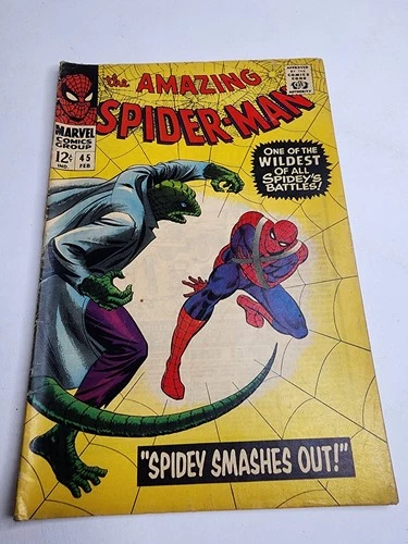 Amazing Spider-Man #45 - 3rd Appearance of the Lizard (1967)