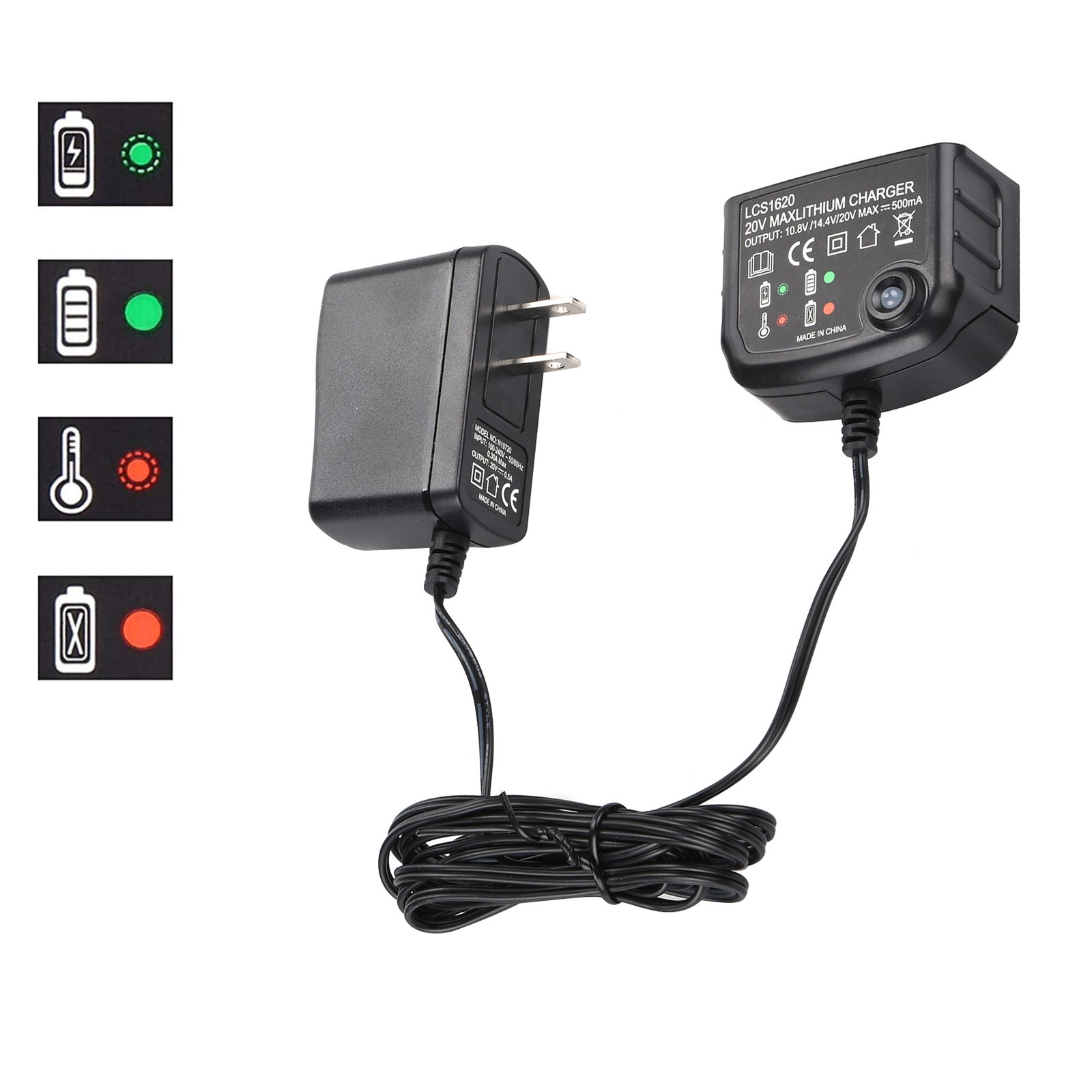 New 20V Lithium Battery Charger Charging Tool For Black and Decker Battery