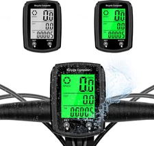 Bike Computer and Bicycle Odometer Wired MPH KM/H Bike Speedometer with Automati