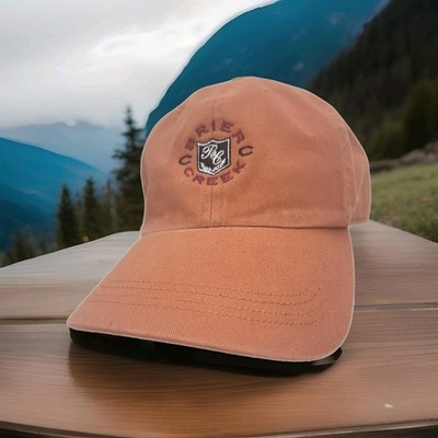 Brier Creek Country Club Hat Ahead Vintage Orange Adjustable Strap Cap