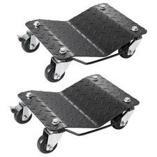 Uimoso Car Dolly Wheel Tire Dolly 2PCS Heavy Duty Skate Auto Repair Dolly 3000LB
