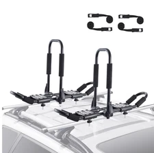 Kayak Roof Rack 1 Pair Soft Roof Rack Carrier for kayak SurfBoard Car SUV