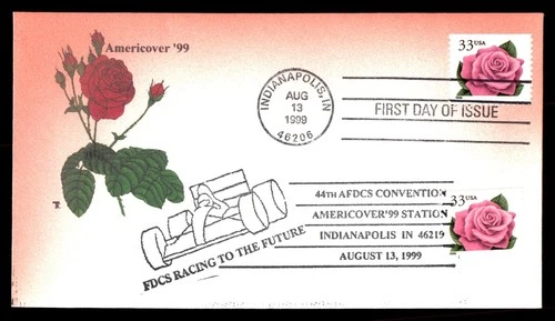 Mayfairstamps US FDC 1999 Indiana roses First Day Cover aax_34255