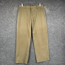 Dockers Pants Mens 31x30 Khaki D3 Classic Fit Flat Front Chino Business Preppy