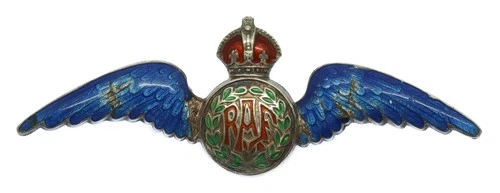 WW2 Royal Air Force R.A.F. Sterling Silver Sweetheart Brooch #11