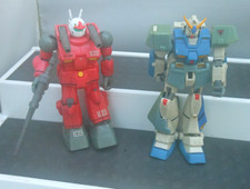 Bandai Mobile Suit Gundam Fighter pacchetto RX77 / RX78