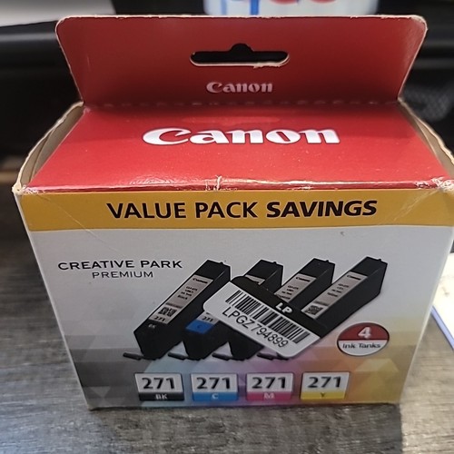 Canon- Creative Park Premium. Black-271, C-271, M-271, Y-271. (4 Ink Tanks BNIB) - 第 2/3 張圖片