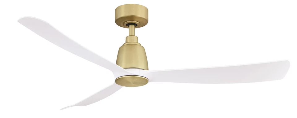 Fanimation Kute 52" Ceiling Fan in Brushed Satin Brass - Image 2 of 2