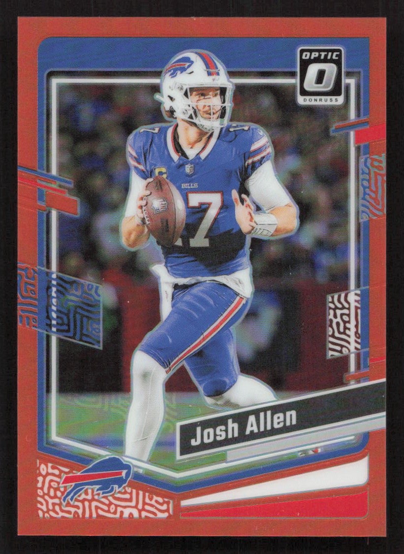 2023 Donruss Optic Josh Allen Orange #/249 #22 Card