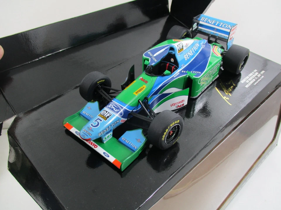 510941825- BENETTON FORD B194 #5 GP 1994 M.Schumacher MINICHAMPS 1/18 - Photo 2/4
