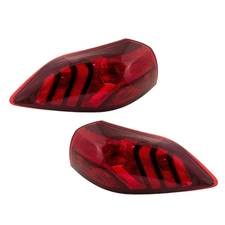 Tail Light Set For 2019-2021 Hyundai Tucson Left Right Outer Clear/Red Halogen