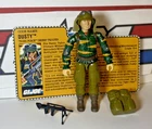 GI Joe Tiger Force Dusty 1988 v2 *100% COMPLETE w/File Card, Near Mint!* Vintage