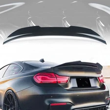 For 12-18 BMW F30 335i F80 M3 Gloss Black HighKick PSM Style Trunk Spoiler Lid
