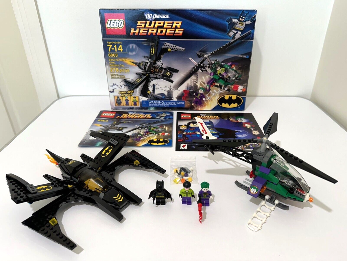 Retired ©2012 LEGO 6863 DC Comics Batman Batwing Battle Over