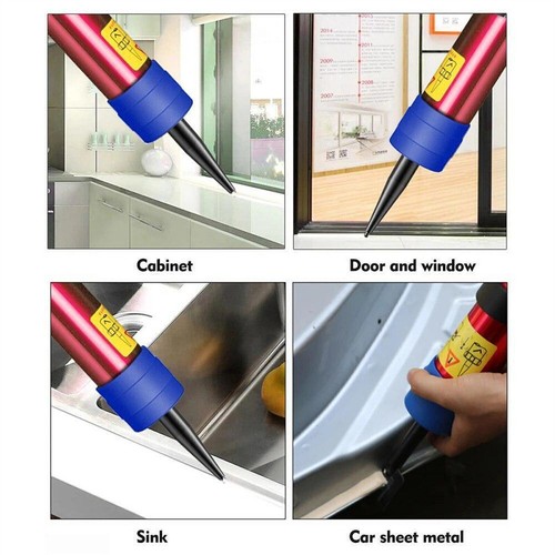 Adjustable Pneumatic Seam Sealer Glue Gun Air Rubber Tool 310ml Hard Sealant/US - Picture 4 of 11