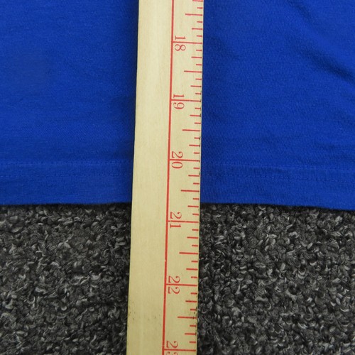 Under Armour Shirt Youth Large Blue Baseball HeatGear Long Sleeve Loose Fit Boys - Picture 5 of 7