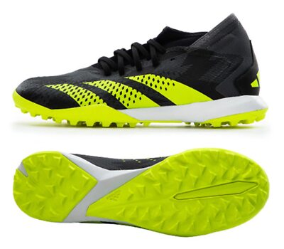 Adidas Men Predator Accuracy TF Cleats Futsal Black Soccer